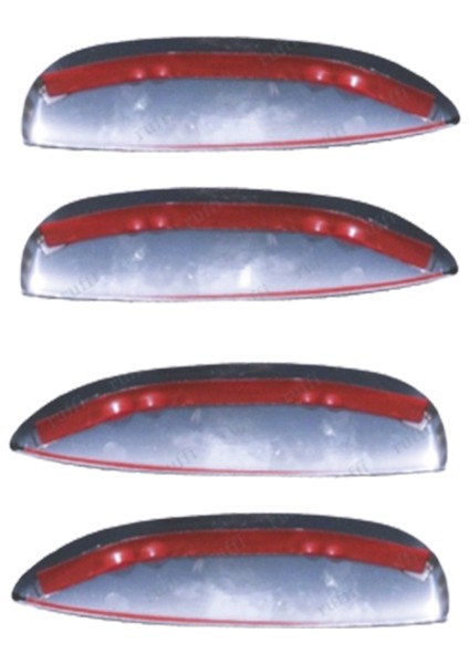 Renault Clio 2 Symbol Krom Kapı Kolu 4 Kapı 1999-2009 Paslanmaz Çelik 4 Parça