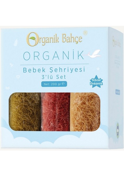 Organik Bahçe Organik Bebek Şehriyesi 200GR