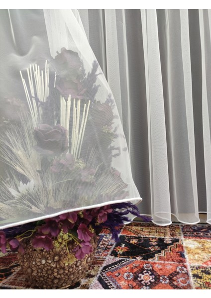 Desensiz Petek Zemin Grek 1-3 Sık Pile Tül Perde fırsatları