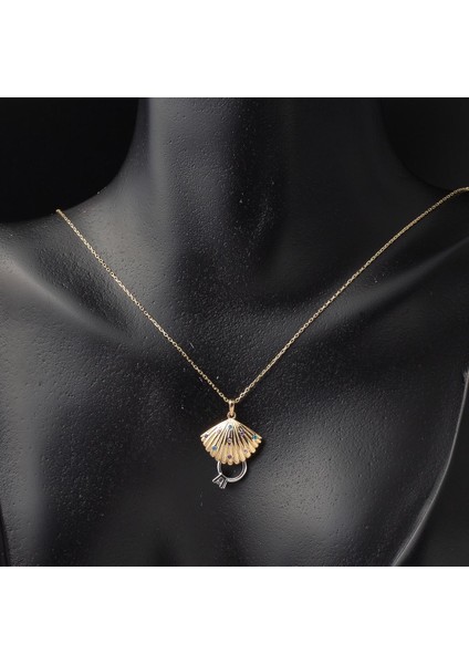 Tektaş Yüzüklü Istiridye Altın Kolye fiyatları