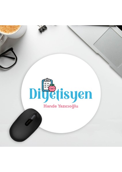 Diyetisyene Oval Mouse Pad