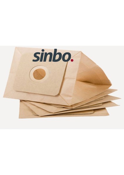 Sinbo Svc 3449 Elektrikli Süpürge Kağıt Toz Torbası 20 Adet+Motor Koruma Filtresi