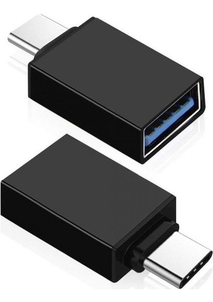 USB To Type-C Dönüştürücü Otg Çevirici Adaptör Metal