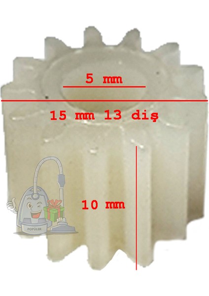 Apex PG143 Doğrayıcı Motor Dişlisi