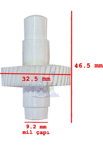 King TSK942HWM Mikser Çırpıcı Dişlisi