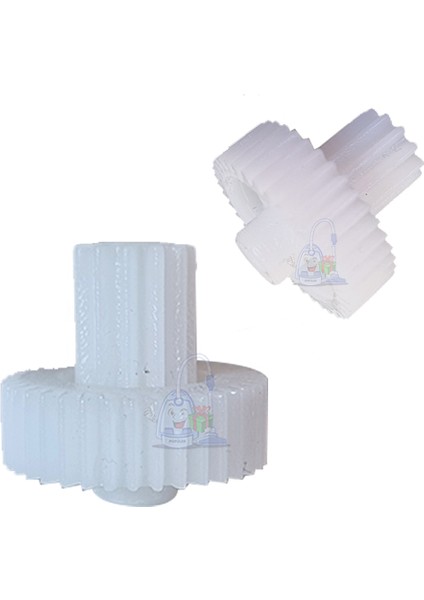 Raks Chopper Doğrayıcı Çift Dişli (Aktarma Dişlisi) Uyumlu