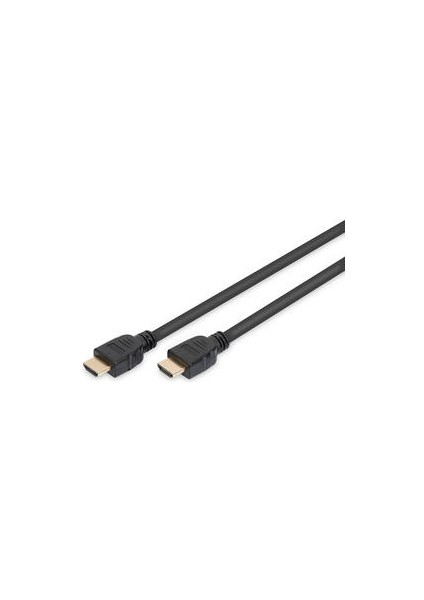 Digitus AK-330124-010-S 1 mt HDMI To HDMI Erkek-Erkek V2.1 8k 4230P Ağ Bağlantılı Altın Uçlu Kablo