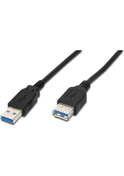 Digitus AK-300203-030-S 3 mt USB 3.0 To USB 3.0 Erkek-Dişi AWG28 2x Zırhlı USB 3.0 Uzatma Kablosu