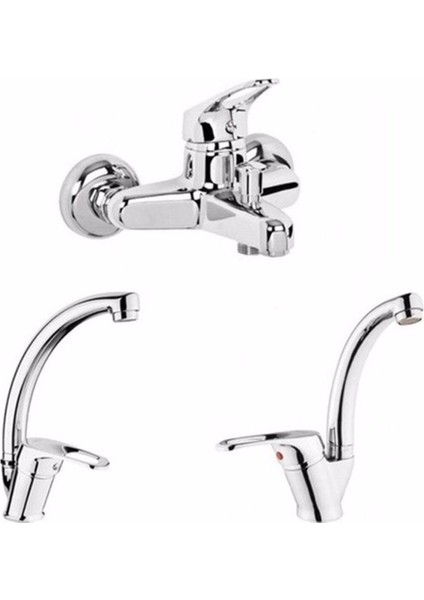 Batarya Seti 3'lü Şenpres Mutfak-Lavabo-Banyo