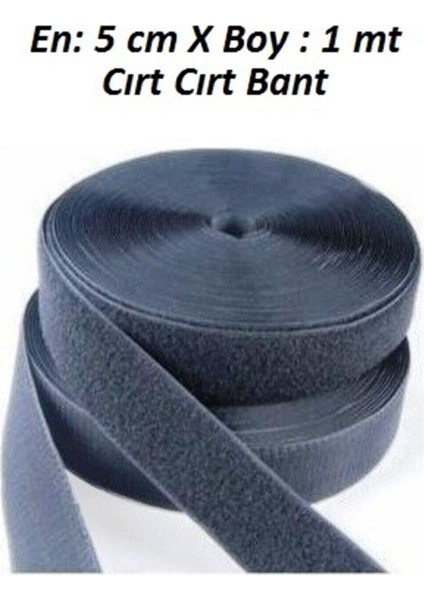 1 Metre Cırt Cırtlı Bant - Cırt Bant - Cırt Cırt Band - En : 5cm