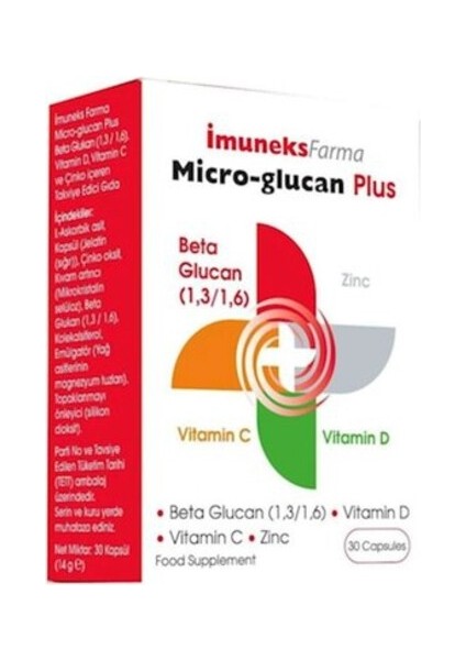 Micro-Glucan Plus 30 Kapsül