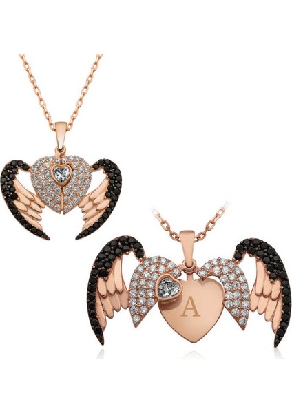 Melek Kanadı Isimli 925 Ayar Gümüş Kolye