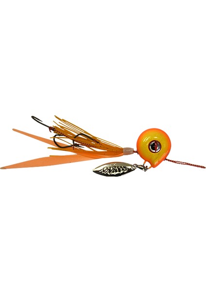 Risky Tairis 150 gr Tai Rubber Slider Jig #01 Orange Gold