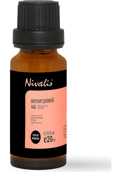 Greyfurt Çekirdeği Uçucu Yağı, 20 ml