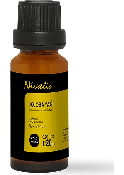 Jojoba Taşıyıcı Yağı 20 ml