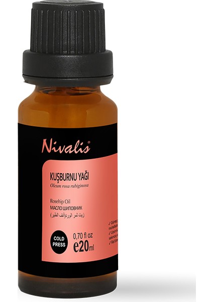 Kuşburnu Taşıyıcı Yağı 20 ml