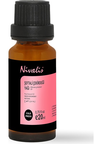 Şeftali Çekirdeği Taşıyıcı Yağı 20 ml