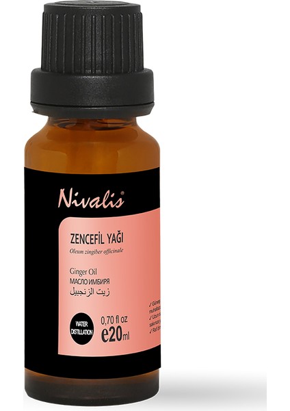 Zencefil Uçucu Yağı, 20 ml