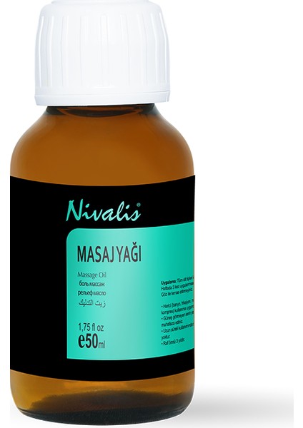 Vücut Masaj Yağı, Dinlendir ve Kasları Rahatlatır, Gevşeme Hissi Verdirir, 50 ml