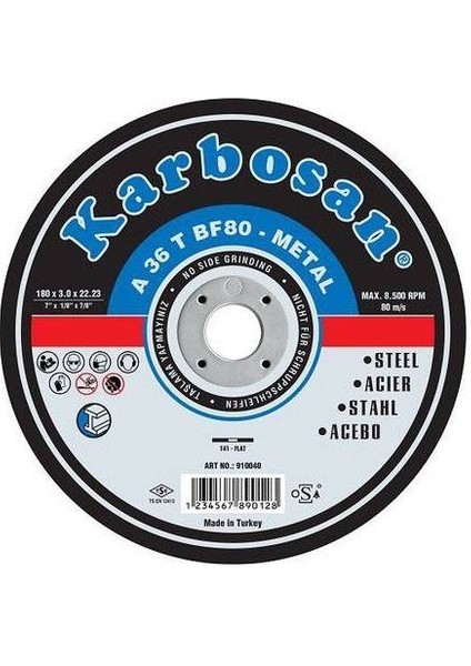 180X3 Metal Kesici-1 Adet