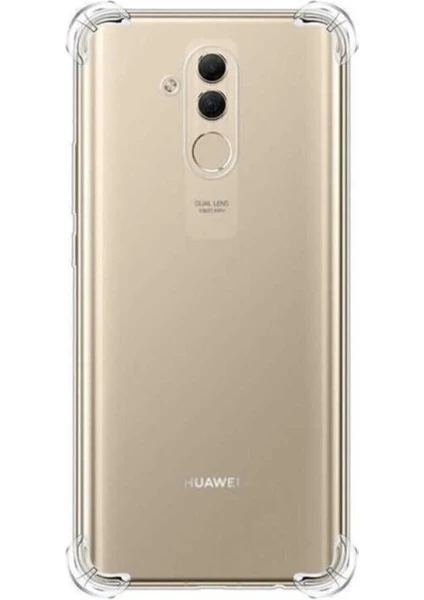 Huawei Mate 20 Lite Kılıf Antishock Darbe Emici Şeffaf Sert Silikon