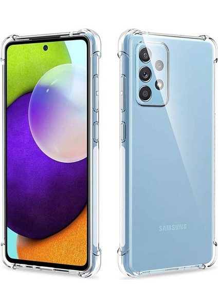 Samsung Galaxy A32 4g Uyumlu Kılıf Airbag Antishock Köşeli Darbe Emici Şeffaf Sert Silikon Telefon Kılıfı