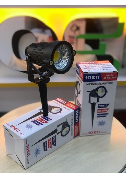 7W Kazıklı Çim Armatürü Amber modelleri