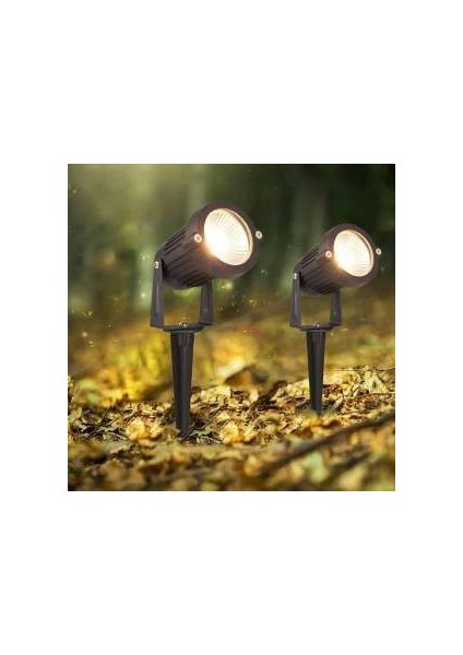 7W Kazıklı Çim Armatürü Amber indirimleri