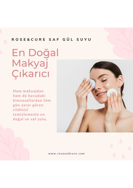 Saf Gül Suyu 100 ml - Arındırıcı ve Sıkılaştırıcı Tonik