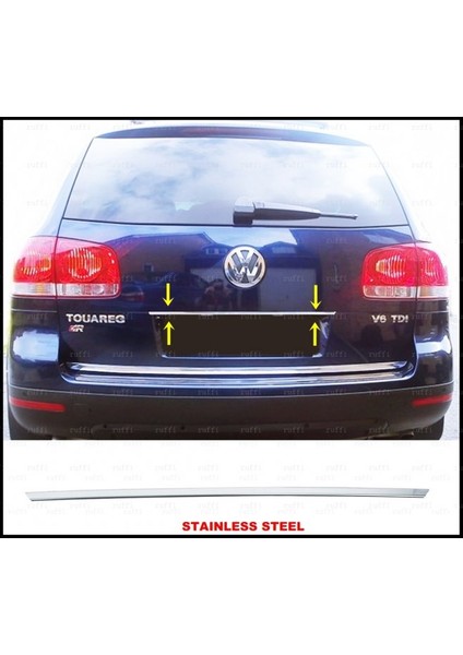 VW Touareg Krom Bagaj Çıtası 2002-2010 Paslanmaz Çelik fiyatları