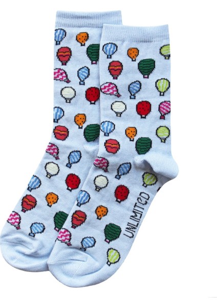 Hayal Gücü Merkezi Derneği Çocukların Çizimlerinden 7li Kadın Soket Çorap Seti modelleri