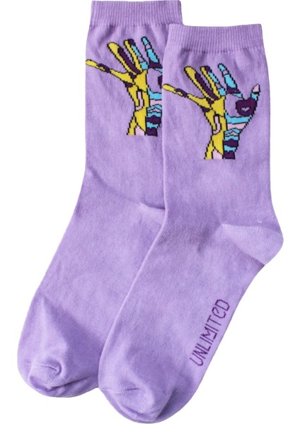 Hayal Gücü Merkezi Derneği Çocukların Çizimlerinden 7li Kadın Soket Çorap Seti fırsatları