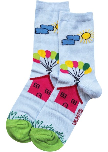 Hayal Gücü Merkezi Derneği Çocukların Çizimlerinden 7li Kadın Soket Çorap Seti indirimleri