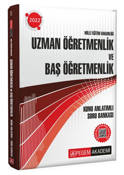 2022 Milli Eğitim Bakanlığı Uzman Öğretmenlik ve Baş Öğretmenlik Sınavı Hazırlık Konu Anlatımlı Soru