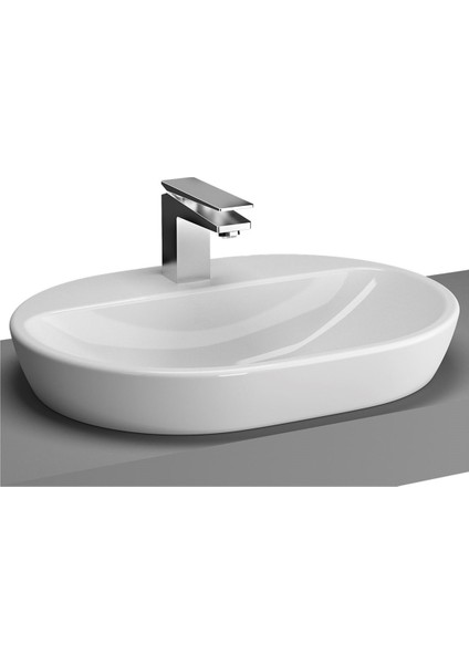 Metropole 5943B003-0041 Oval Çanak Lavabo, 60 cm, Beyaz