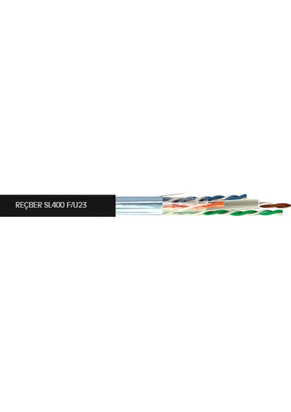 SL400 F/U23 Pe Cat6 F/utp 23AWG Poli Etilen Kablo 506026 (1 Metre)