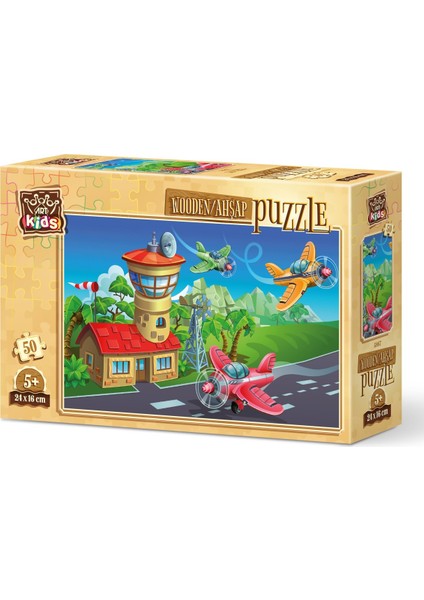 Art Kids Çılgın Pilotlar 50 Parça Ahşap Puzzle