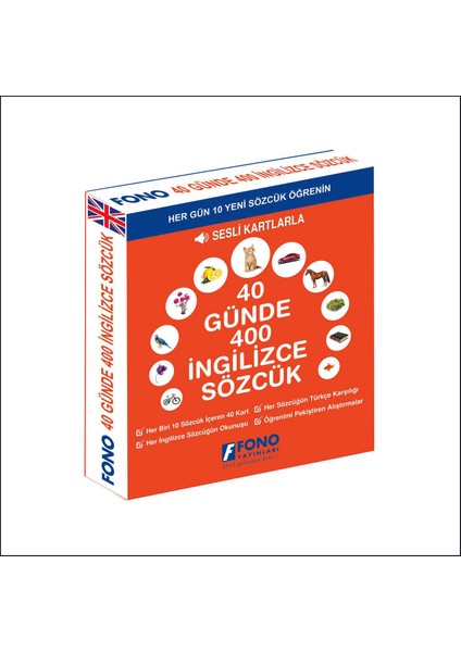 Fono Yayınları Ingilizce 40 Günde 400 Ingilizce Sözcük