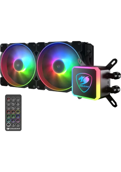 Aqua 240 RGB Işıklı 240 mm Sıvı Soğutmalı İşlemci Fanı Tr4 Uyumlu (CGR-AQUA-240 ARGB)