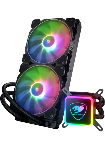 Aqua 240 RGB Işıklı 240 mm Sıvı Soğutmalı İşlemci Fanı Tr4 Uyumlu (CGR-AQUA-240 ARGB)