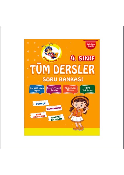 Atom Karınca Yayınları 4. Sınıf Tüm Dersler S B