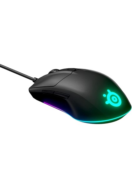 Steelseries Apex 5 RGB Oyuncu Q Klavye + Rival 3 Kablolu RGB Oyuncu Mouse