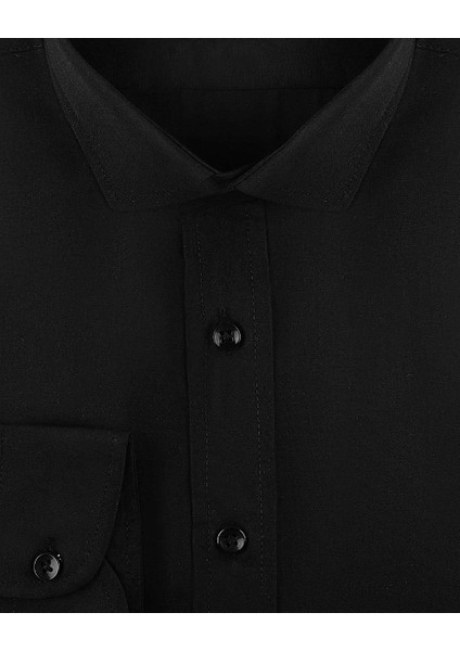Slim Fit Siyah Erkek Gömlek fiyatları