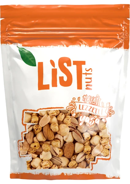 List Nuts Kavrulmuş Karışık Kuruyemiş 500 gr