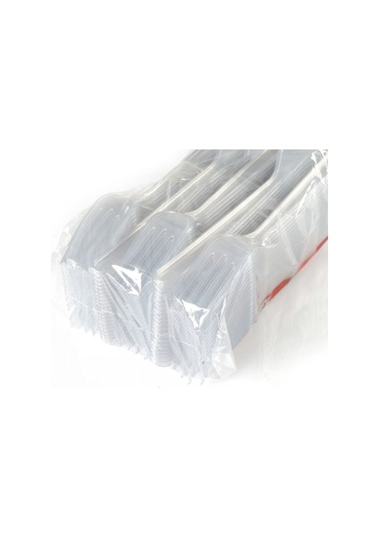 Lüks Plastik Çatal 100LÜ