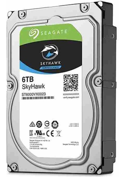 Skyhawk 5900 Rpm 6tb Pc HDD ST6000VX0023 (SV35 7/24 Çalışma)