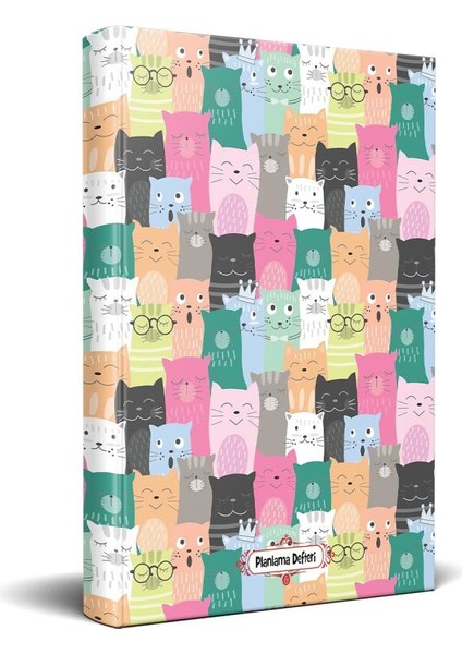 Sevimli Kulaklar - Kedi Temalı Planlama Defteri