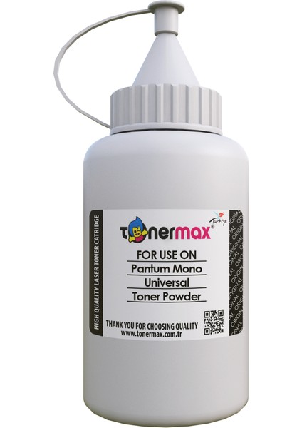 Toner Türk Tonermax Pantum PA210 Uyumlu Toner Tozu 250GR. / P2200 / P2500 / M6500 / M6550 / M6600