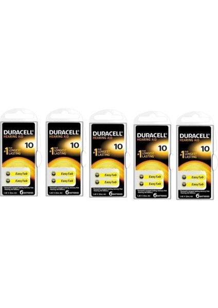 10 Numara Işitme Cihazı Pili 6'lı (10 Paket)