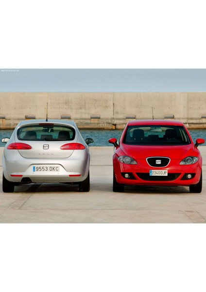 Seat Leon Mk2 2006-2009 Arka Cam Silecek Kolu Kapak Takımı Sileceği Kapağı Set 5P5955707A 5P0955435B
